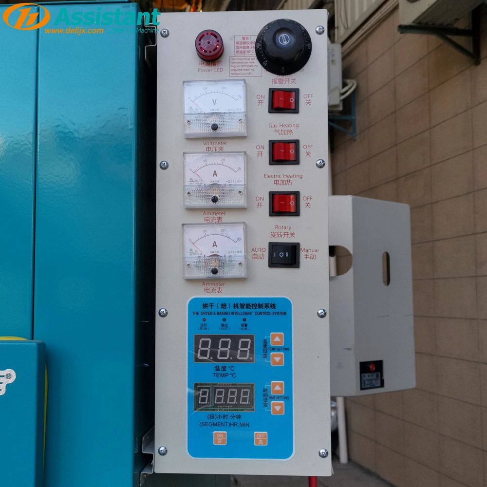 China Gas And Electric Heating Rotary Type 16pcs 120cm trays Drying Dehydrator DL-6CHZ-Q18 manufacturer